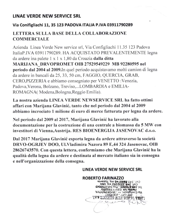 ispravljeno pismo pismo preporuke